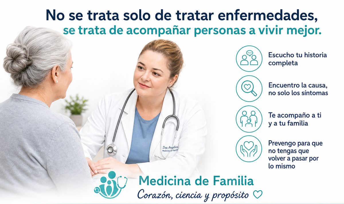 No se trata solo de la enfermedad: enfoque integral en la consulta.