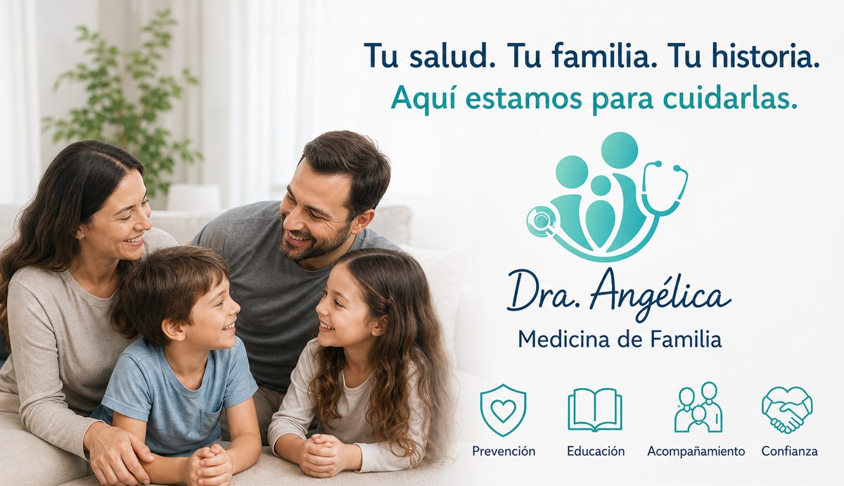 Tu salud, tu familia, tu historia: mensaje de medicina familiar integral.