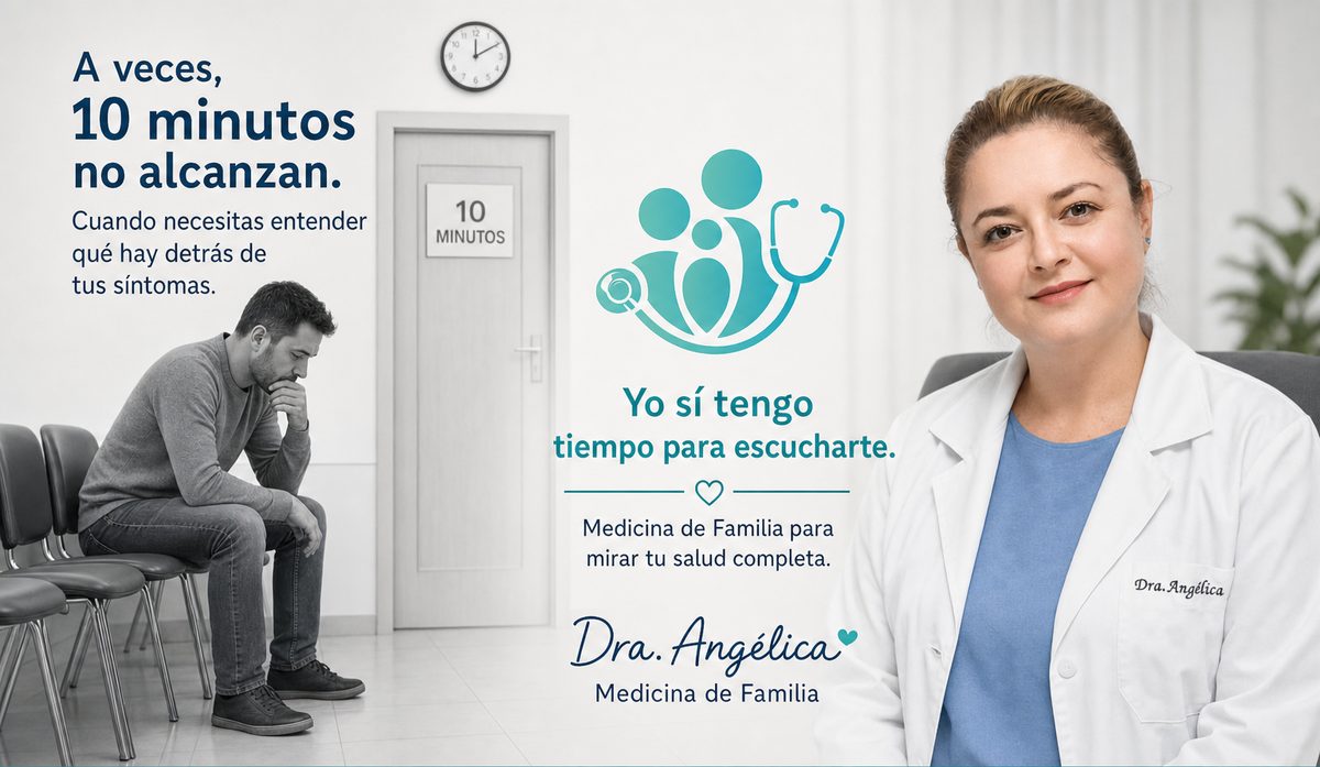 A veces diez minutos no alcanzan: tiempo de consulta y escucha en medicina familiar.